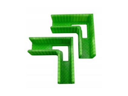 Sada prípravkov 2ks v tvare L na montáž dosiek 18mm DTD