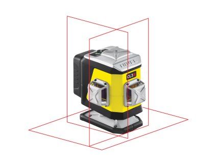 NIVEL S krížový laser CL3R s červeným lúčom