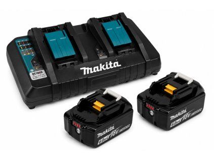 2x MAKITA BL1860B + nabíjačka DC18RD