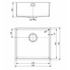Alveus Kombino 40 nerezový drez 488 x 438 mm