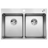 BLANCO ANDANO 340/340-IF/A nerezový drez 745 x 500 mm PushCont. 525248