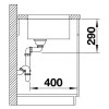 BLANCO ANDANO 400-U nerezový drez 440 x 440 mm bez tiahla 522959