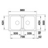 BLANCO CLASSIMO 8-IF Nerezový drez 860 x 500 mm 525331