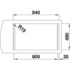 BLANCO CLASSIMO 8-IF Nerezový drez 860 x 500 mm 525331
