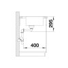 BLANCO DIVON II 45S-IF Nerezový drez 860 x 510 mm