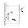 BLANCO ETAGON 700-U Granitový drez 730 x 460 mm