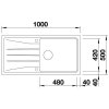 BLANCO granitový drez SONA XL 6 S - 1000 x 500 mm