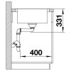 BLANCO LEMIS 45 S-IF Nerezový drez 860 x 500 mm 523030