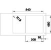 BLANCO ZIA 5S granitový drez (860 x 500 mm)