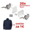 BLUM Aventos HKS-ET Tip-on výklop, 20x kompletný set + Darček Promo bunda BLUM za 1€
