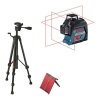 BOSCH Líniový lasér GLL 3-80 + statív BT 150 06159940KD