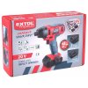 EXTOL 20V Aku. rázový uťahovák 180Nm, 1x2,0Ah 8891812