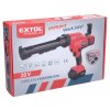 EXTOL 20V Aku. výtlačná pištoľ na silikón 8891864