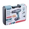 EXTOL 8791110 aku. vŕtací skrutkovač s príklepom 18V/2Ah Li-ion, 58Nm, kufor