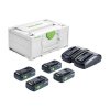 FESTOOL Energetická súprava SYS 18V 4x4,0/TCL 6 DUO 577104