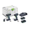 FESTOOL Súprava aku. skrutkovačov a vrtákov TID 18 C 3,1-Set T18 576492 DOPREDAJ