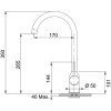 FRANKE SET T25 drez TECTONITE SID 610 - 560 x 530 mm + batéria FP9400 BIELA 114.0366.028