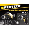 PROTECO Aku. skrutkovač 4v1 3,6V 51.10-AS-03-SH
