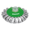 PROTECO kefa misková vrkočová 100mm M14 0,35mm NEREZ 10.234-100-NER