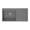 REGINOX granitový drez BREDA 10 GRAY SILVERY - sivý 1000x500mm