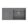 REGINOX granitový drez BREDA 10 GRAY SILVERY - sivý 1000x500mm