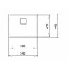 TEKA FLEXLINEA RS15 50.40 nerezový drez 540 x 440 mm