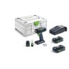 Festool Akumulátorový vŕtací skrutkovač T 18+3 HPC 4,0 I-Plus