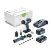 Festool Aku vŕtací skrutkovač QUADRIVE TDC 18/4 5,0/4,0 I-Plus