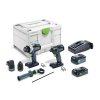 Festool Skrutkovací a vŕtacia sada TID 18 5,0/4,0-Set TPC 18/4