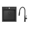 drez QUADRON PETER 110 GINA set very black