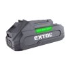 EXTOL 20V akumulátor 2Ah 402483 indikátor nabitia