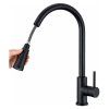 Kuchynská batéria CEDERA čierna matná vysuvna sprcha