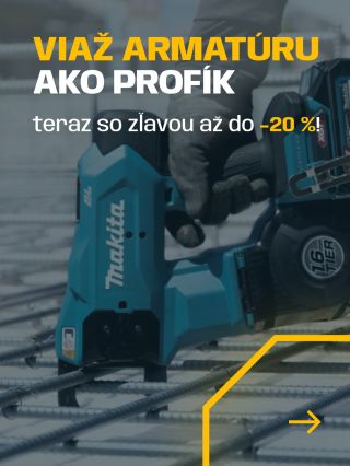 Staviaš svoj vysnívaný dom alebo makáš na veľkej stavbe? Nech je to čokoľvek, s poriadnym viazačom v ruke ti pôjde...