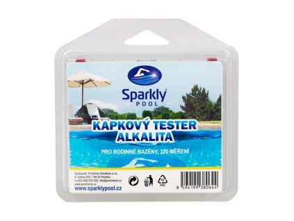 Kapkový tester bazénové vody - alkalita