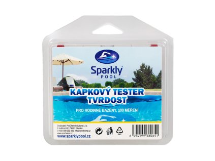 Kapkový tester tvrdosti bazénové vody - tvrdost