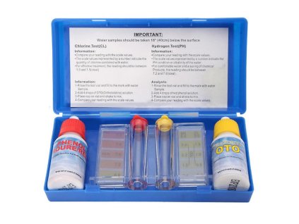 Kapkový tester bazénové vody basic - chlor a pH