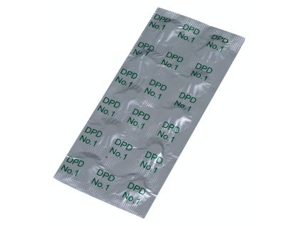 Náhradní tablety do testeru pro měření volného chloru DPD No. 1