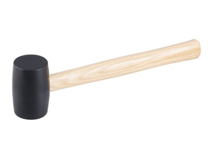 Palice gumová 55mm 31cm násada dřevo