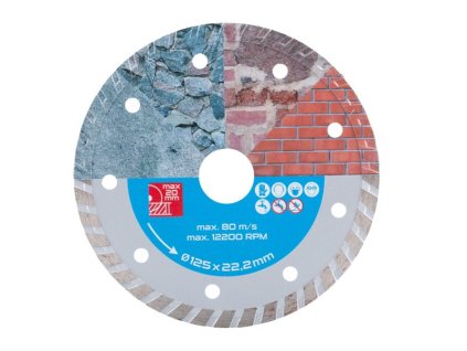 Kotouč diamantový DIAMANT 125x2x22.2mm TURBO
