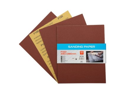 Papír brusný 230x280mm P100 10ks