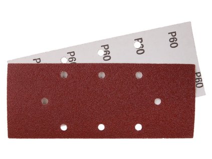 Papír brusný 93x230mm P60 8otvorů 5ks