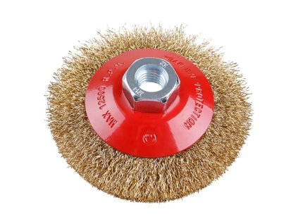 Kartáč rotační miskový FESTA vlnitý 100x20mm M14