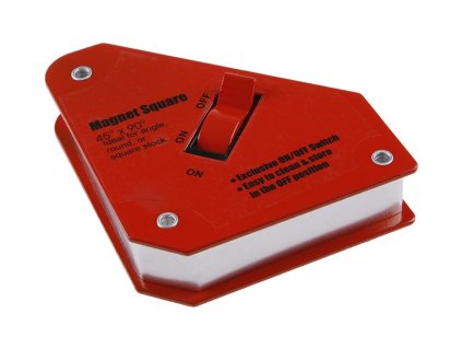 Magnet úhlový svařovací 45°, 90° 95x109x25mm s vypínáním
