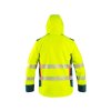 Bunda CXS BEDFORD, výstražná, pánská, softshell, žluto-petrolová