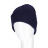 Pletená AKRYLÁTOVÁ ZIMNÍ ČEPICE NAVY