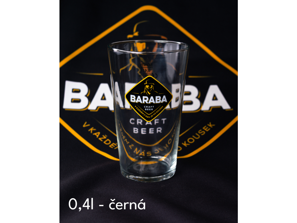 BARABA Sklenice - 3 druhy