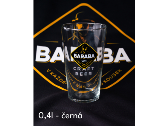 BARABA Sklenice - 3 druhy