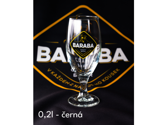 BARABA Sklenice "na stopce" - 4 druhy