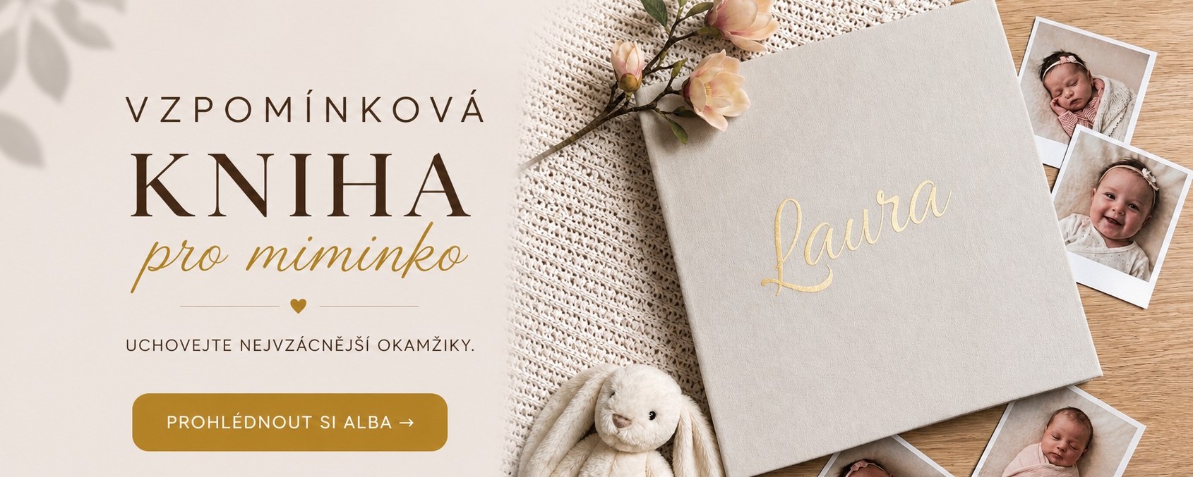 Vzpomínková kniha pro miminko - album