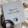 Album pro mazlíčka, personalizované, fotoalbum, šedéAlbum pro mazlíčka, personalizovaný, fotoalbum, šedé